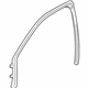 GM 15265340 Glass Weatherstrip, Front Driver Side