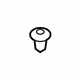 GM 94530642 Lower Quarter Trim Retainer Nut