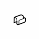 GM 94530665 Upper Quarter Trim Clip