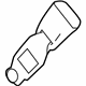 GM 19257795 Outer Buckle, Black, Rear Driver Side