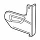 GM 84927761 Mud Guard, Black, Front Driver Side