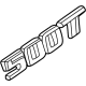 GM 85116025 Nameplate, Silver