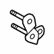 GM 19316699 Shackle, Rear