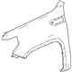 GM 84496744 Fender, Front Driver Side
