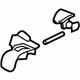GM 84139982 Release Handle, Black, Front