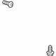 GM 11548670 Center Buckle Bolt