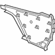 GM 84518263 Rear Panel, Black, Driver Side