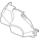 GM 23507579 Trunk Side Trim, Black Diamon, Rear Passenger Side