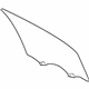 GM 23186511 Door Glass, Front Driver Side