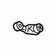 GM 84160333 Muffler W/Tpipe Hanger, Driver Side