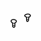 GM 11561668 Splash Shield Screw