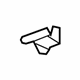 GM 25816393 Catch, Rear Driver Side