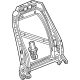 GM 13551867 Seat Back Frame, Front