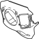 GM 84498524 Rear Cover, Black