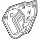 GM 42841292 Water Deflector, Inner Driver Side