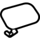 GM 42714945 Upper Quarter Trim Cap, Passenger Side