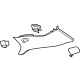 GM 42763420 Upper Quarter Trim, Passenger Side