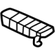 GM 84751181 Defroster Grille, Driver Side