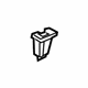 GM 20778411 Floor Cover Clip, Rear