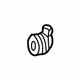 GM 12502669 Lock Cylinder, Black