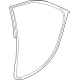 GM 84947751 Door Weatherstrip, Driver Side