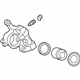 GM 13517683 Caliper, Red Caliper, Rear Driver Side