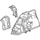 GM 22952238 Inner Wheelhouse, Rear Driver Side