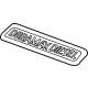 GM 84682637 Nameplate, Rear