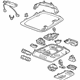 GM 22947045 Overhead Console