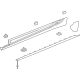 GM 84827957 Rocker Molding, Driver Side
