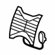 GM 10376391 Lumbar Support, Front Driver Side