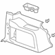 GM 15294091 Lower Quarter Trim, Driver Side