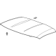 GM 84852050 Window, Roof Panel
