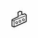 GM 84461394 Lower Bracket, Front Driver Side