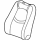 GM 25972176 Seat Back Cover, Black, Driver Side