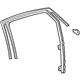 GM 84312108 Run Weatherstrip, Rear Driver Side