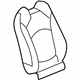 GM 22913804 Seat Back Cover, Titanium, Front Passenger Side