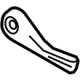 GM 23403880 Recline Handle, Gray, Front
