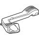 GM 84244042 Outlet Duct, Driver Side