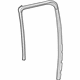 GM 84462122 Run Weatherstrip, Rear Driver Side