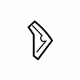 GM 23482412 Upper Panel Baffle, Driver Side