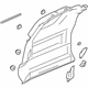 GM 19152543 Side Trim Panel, Passenger Side