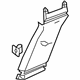 GM 23374003 Upper Center Pillar Trim, Black, Driver Side