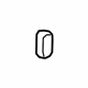 GM 15222984 Seat Switch Knob, Front