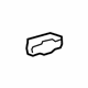 GM 15222981 Adjust Knob, Titanium, Front