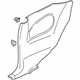 GM 22614860 Lower Quarter Trim, Gray, Rear Passenger Side