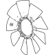 GM 84012677 Fan Blade
