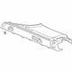 GM 13487520 Lower Trim, Black, Rear Upper Driver Side