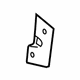 GM 15224944 Lock Inner Cover, Front Passenger Side