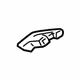 GM 88956718 Handle, Inside, Black